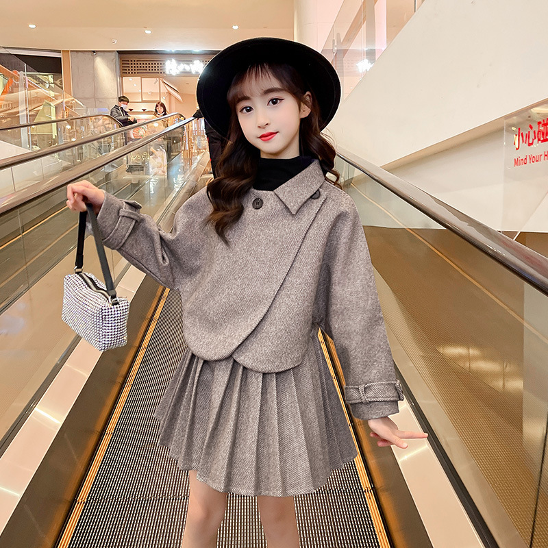 入学式 卒業式 女の子 2点セット ジャケット スカート 発表会 女子お嬢様のアンサンブルスーツセット 小学校 入園式 可愛い 女の子 フォーマル 服 きれいめ 