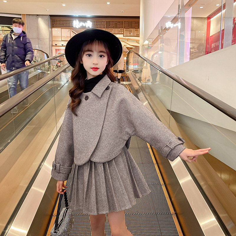 入学式 卒業式 女の子 2点セット ジャケット スカート 発表会 女子お嬢様のアンサンブルスーツセット 小学校 入園式 可愛い 女の子 フォーマル 服 きれいめ 