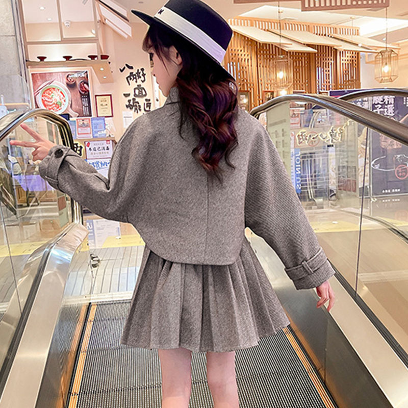 入学式 卒業式 女の子 2点セット ジャケット スカート 発表会 女子お嬢様のアンサンブルスーツセット 小学校 入園式 可愛い 女の子 フォーマル 服 きれいめ 