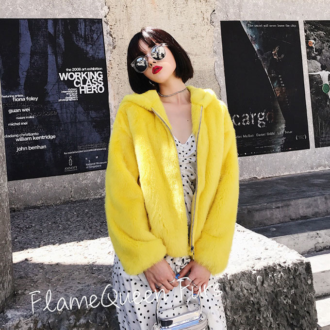 ファーコート レディース 毛皮コート ミンク レディースファー フェイクファー フード付き 大きいサイズ 防寒 冬服 暖かい アウター 優雅 ショートコート 