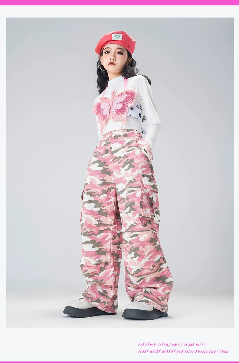 ダンス衣装 セットアップ ガールズ ヒップホップ ファッション K-POP ビスチェ デニム ダンスウェア 黒 デニムパンツ ベスト 韓国 