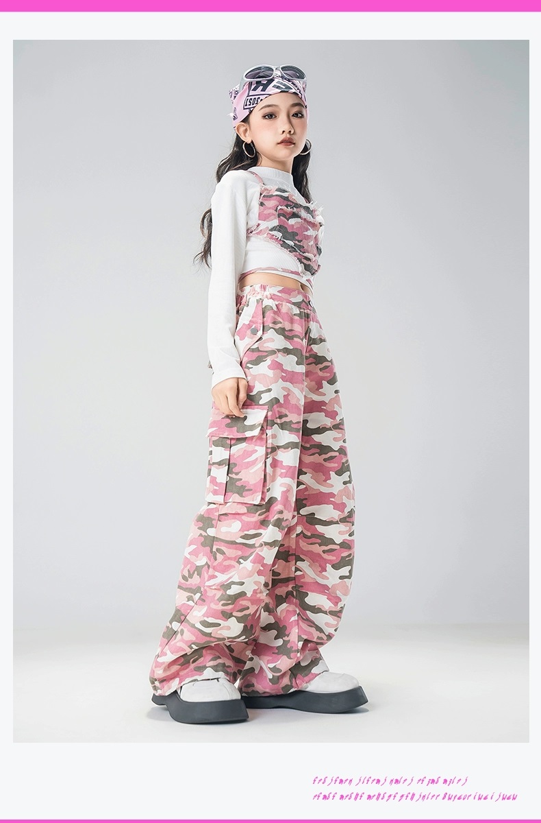 ダンス衣装 セットアップ ガールズ ヒップホップ ファッション K-POP ビスチェ デニム ダンスウェア 黒 デニムパンツ ベスト 韓国 