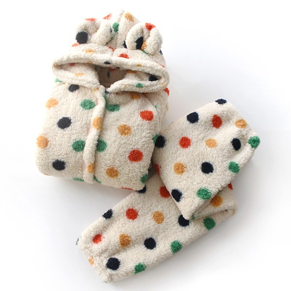 ルームウェア 上下セット もこもこ クマ耳 レディース 女の子 ゆったり パジャマ 寝間着 秋冬 着心地よい かわいい 長袖 ボアあり 寝巻き 