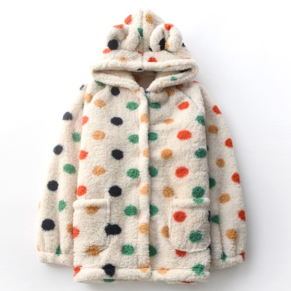 ルームウェア 上下セット もこもこ クマ耳 レディース 女の子 ゆったり パジャマ 寝間着 秋冬 着心地よい かわいい 長袖 ボアあり 寝巻き 