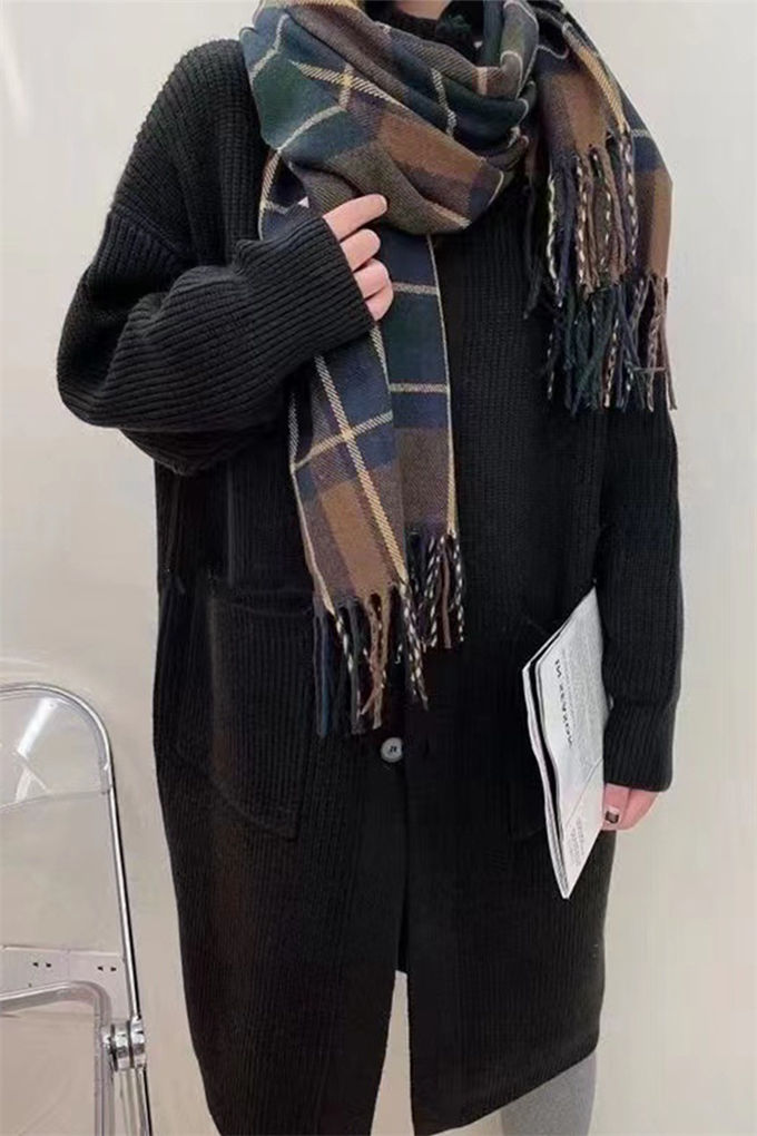 ニットカーディガン レディース ロングカーディガン 長袖 ハイネック 羽織り 送料無料 カジュアル 厚手 秋冬 体型カバーレトロ シングル ロングアウター 