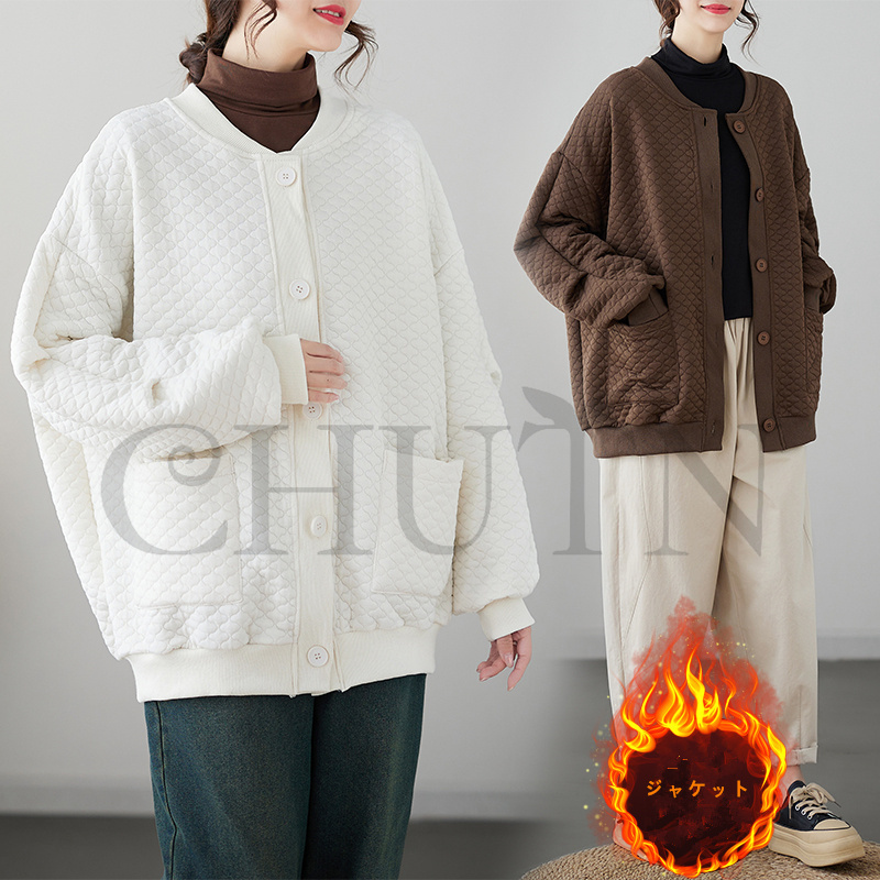 秋冬ダウンコート キルティングコート 中綿コート ショートダウンコート ダウンジャケット アウター 防寒コート 大人 コートノー暖かいアウター 韓国風 