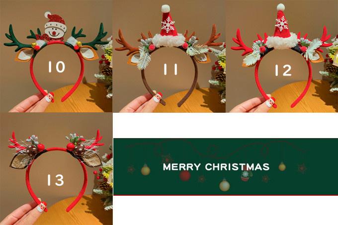 クリスマス カチューシャ 子供 ヘアバンド 男の子 女の子 パーティー サンタ クリスマスツヘッドアクセサ髪飾り 写真・撮影小道具 
