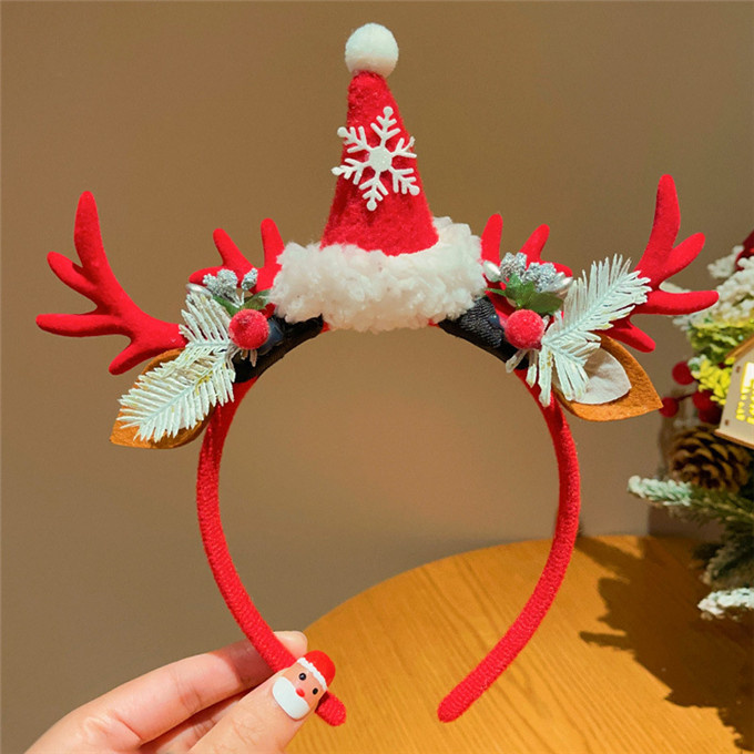 クリスマス カチューシャ 子供 ヘアバンド 男の子 女の子 パーティー サンタ クリスマスツヘッドアクセサ髪飾り 写真・撮影小道具 
