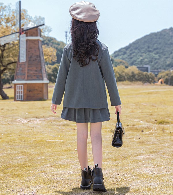 入学式 卒業式 制服 女の子 2点セット スーツ JK 120 中学 130 ジュニア 140 受験 小学生 150 110 高校生 中学生 大きいサイズ 