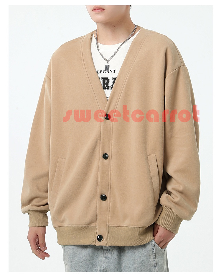 前開き カーディガン 春秋 お洒落 メンズ Vネック ビジネス 無地 冷房対策 長袖 薄手 トップス 20代30代 カーデ 無地 