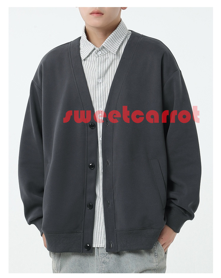 前開き カーディガン 春秋 お洒落 メンズ Vネック ビジネス 無地 冷房対策 長袖 薄手 トップス 20代30代 カーデ 無地 