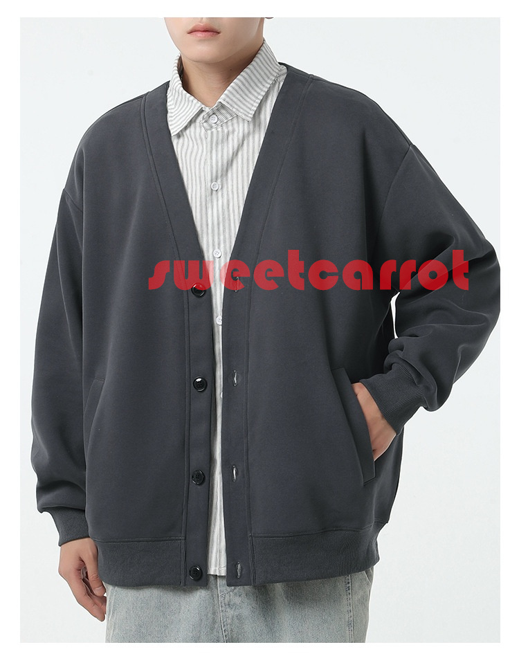 前開き カーディガン 春秋 お洒落 メンズ Vネック ビジネス 無地 冷房対策 長袖 薄手 トップス 20代30代 カーデ 無地 