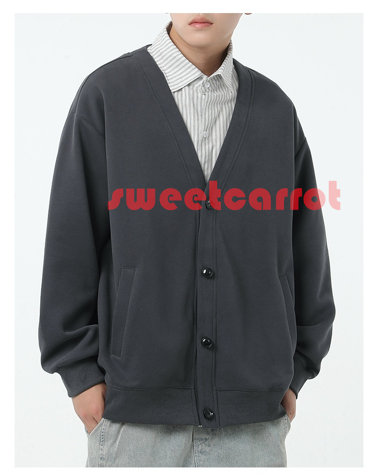 前開き カーディガン 春秋 お洒落 メンズ Vネック ビジネス 無地 冷房対策 長袖 薄手 トップス 20代30代 カーデ 無地 