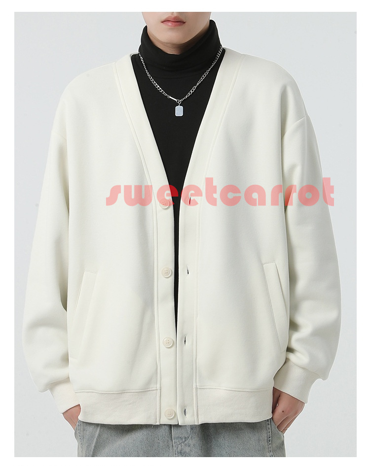 前開き カーディガン 春秋 お洒落 メンズ Vネック ビジネス 無地 冷房対策 長袖 薄手 トップス 20代30代 カーデ 無地 