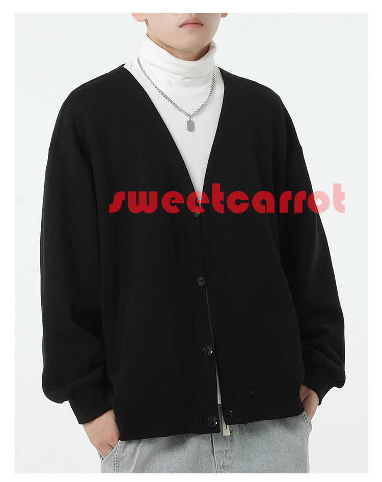 前開き カーディガン 春秋 お洒落 メンズ Vネック ビジネス 無地 冷房対策 長袖 薄手 トップス 20代30代 カーデ 無地 