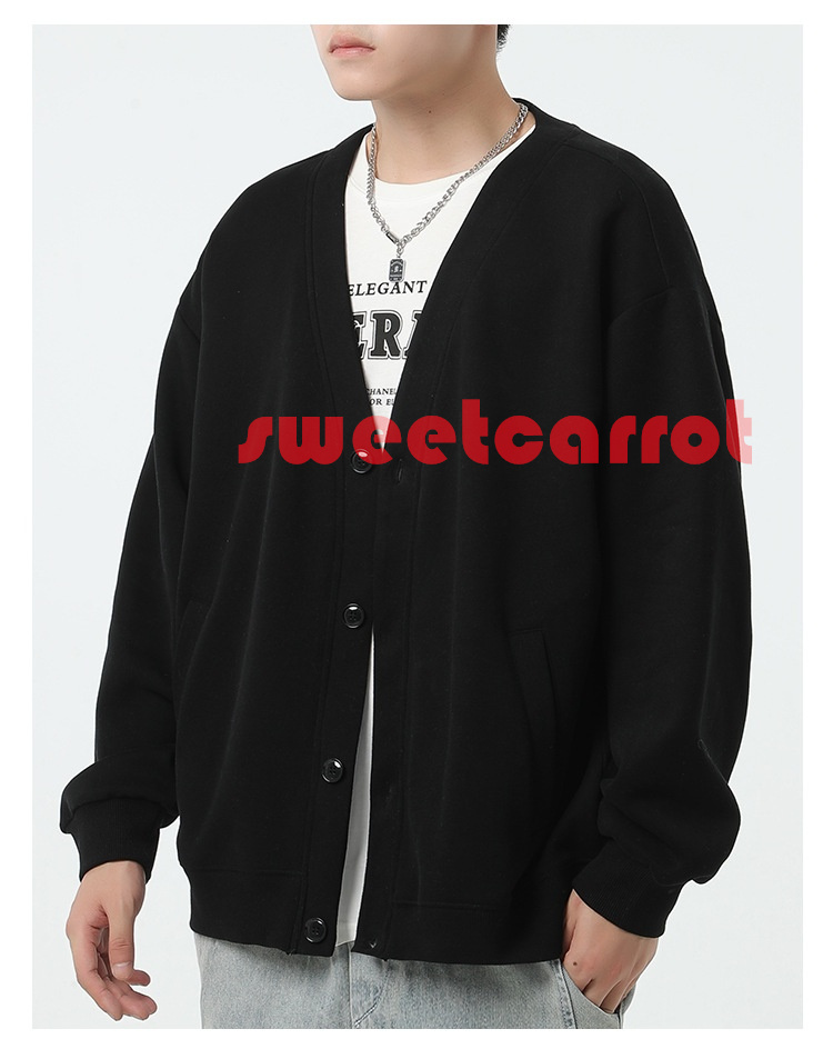 前開き カーディガン 春秋 お洒落 メンズ Vネック ビジネス 無地 冷房対策 長袖 薄手 トップス 20代30代 カーデ 無地 