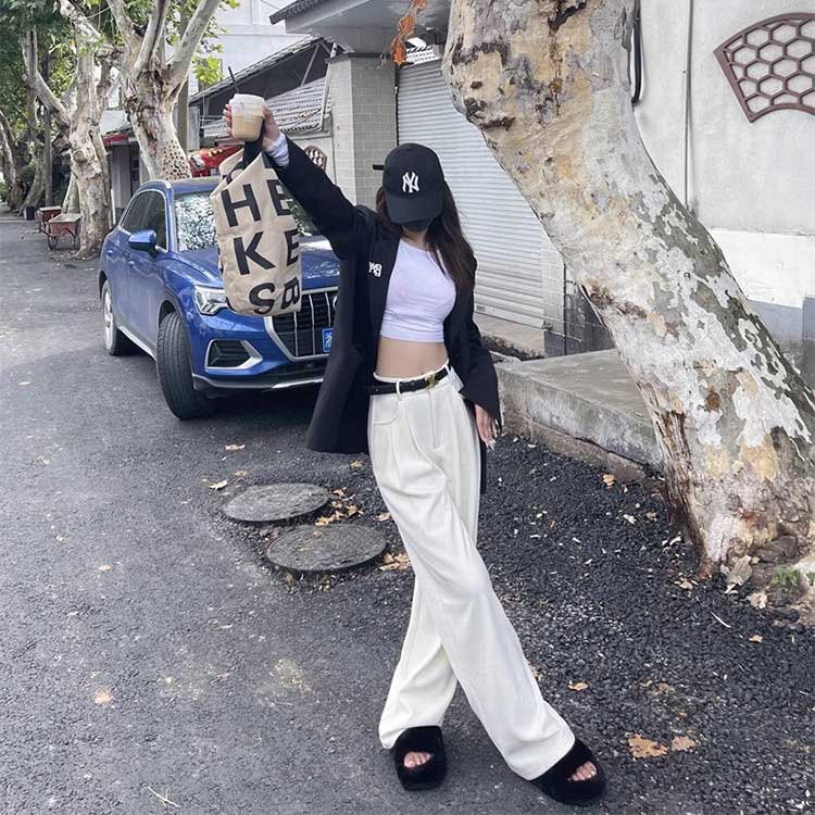 ワイドパンツ レディース 韓国 冬用 裏起毛 コーデュロイ ロング丈 ハイウエスト 厚手 おしゃれ 秋冬 冬 大人 あったか 暖かい 着やせ 秋 