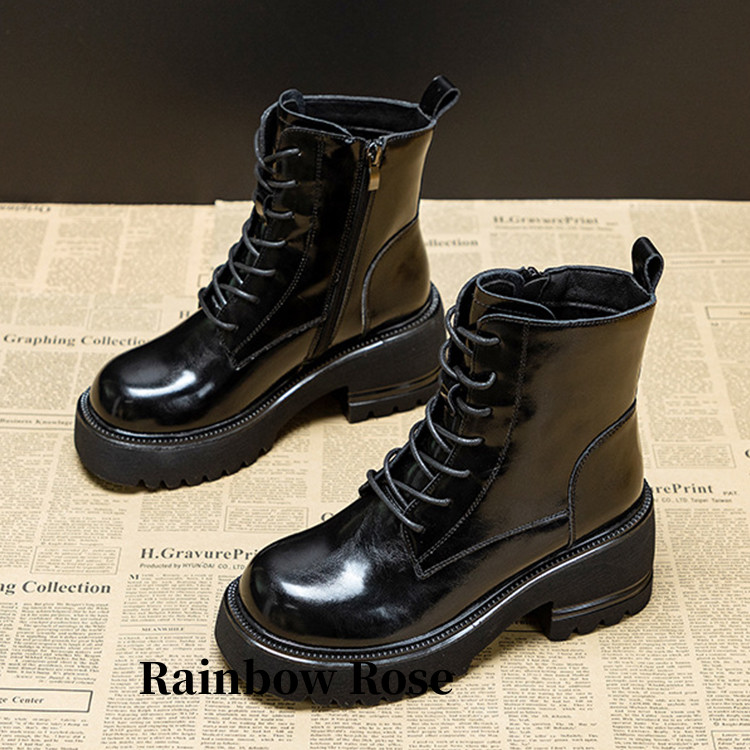 。 ショートブーツ レディース エンジニアブーツ 厚底 ヒール 柔 編み上げ 秋 ファスナー 7CM ショートブーツ 美脚 レースアップブーツ チェルシーブーツ 