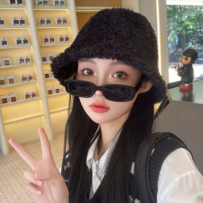 シャギー バケット ハット ふわふわ もこもこ ふわもこ 防寒 あったか 秋 あったか 極暖 冬 レディース 帽子 ハット シャギー 暖かい 伸縮性 小顔美顔 ストレッ 