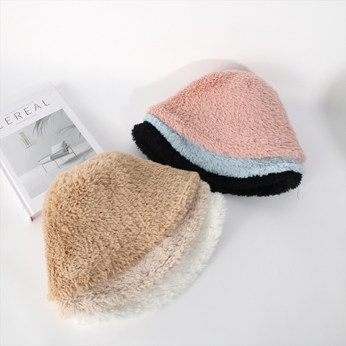 シャギー バケット ハット ふわふわ もこもこ ふわもこ 防寒 あったか 秋 あったか 極暖 冬 レディース 帽子 ハット シャギー 暖かい 伸縮性 小顔美顔 ストレッ 