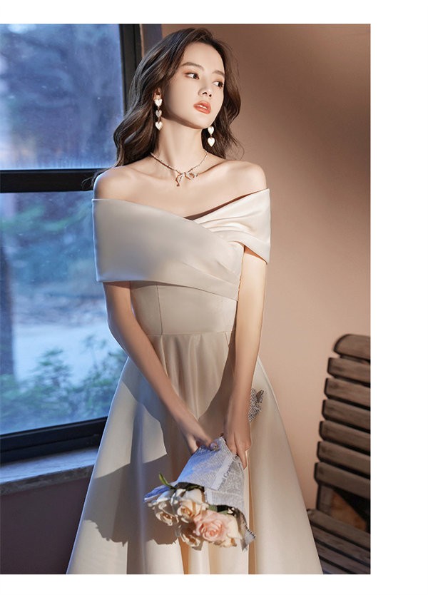 パーテイードレス ワンピース ミモレ丈ドレス 着痩せ 発表会 演奏会 二次会 ファスナー ミモレ丈 長袖 エレワンピース 