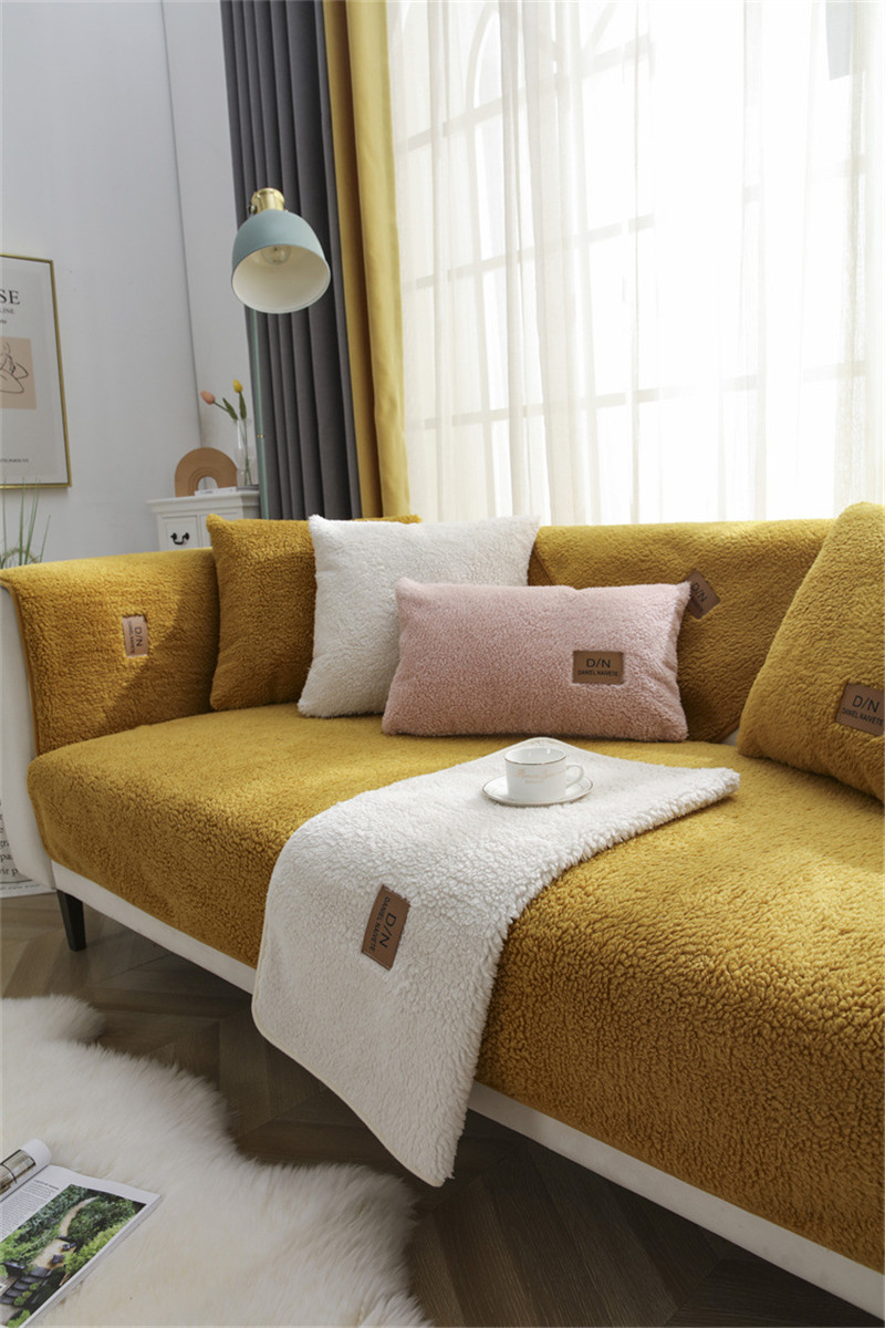 ソファーカバー ソファー マルチカバー 無地 肘付き 1人掛け 秋冬 暖かい 防寒 3人掛け もこもこ 4人掛け ファッション 滑り止め 2人掛け 