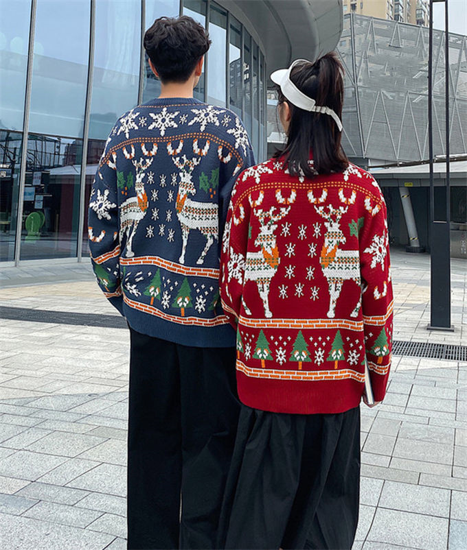 セーター ペアルック セーター メンズ レディース クリスマス衣装 トップス ニット 男女兼用 カップル 暖かい クリスマス ゆったり 秋冬 パーティー 