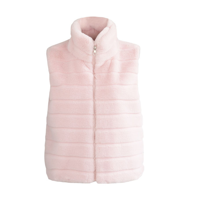 毛皮ベスト ファーベスト レディース ボアベスト フェイクファー 袖なし 冬 秋 もこもこ ボアコート 着痩せ 。 ショット丈 アウター 暖かい ふわふわ 