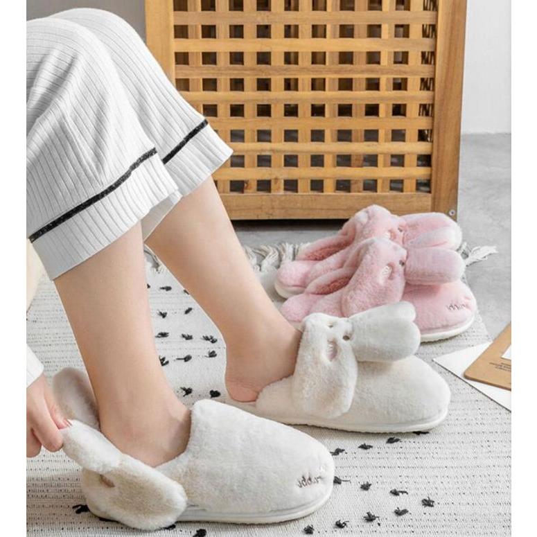 ルームスリッパ レディース メンズ ファー 裏起毛 2TYPE仕様 ファー もこもこ 可愛い 暖かい 