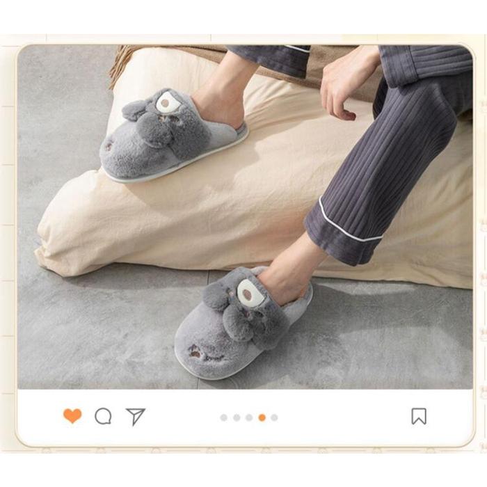 ルームスリッパ レディース メンズ ファー 裏起毛 2TYPE仕様 ファー もこもこ 可愛い 暖かい 