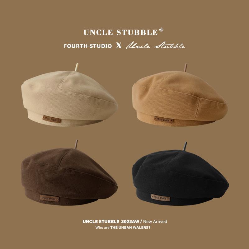 帽子 ベレー帽 レディース 秋冬 。 かわいい おしゃれ 冬 あったか シンプル 秋冬 大きいサイズ 小物 ゆったり ベーシック ベレー 秋 締め付けゼロ 定番 