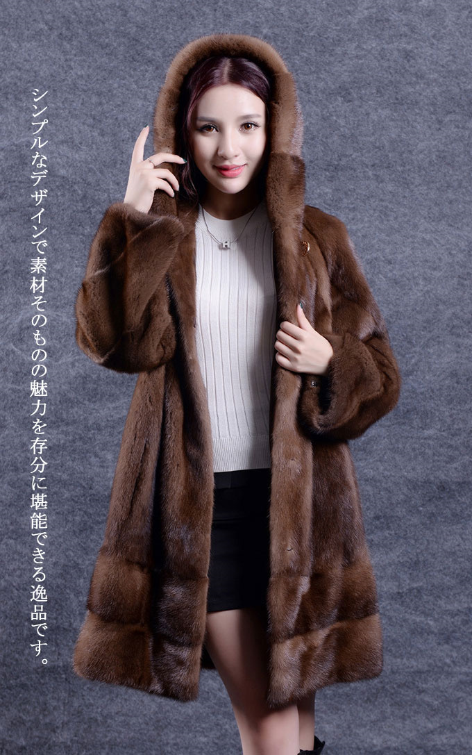 ファーコート レディース 毛皮コート ミンク レディースファー フェイクファー フード付き アウター 優雅 暖かい ロッグコート 冬服 大きいサイズ 防寒 