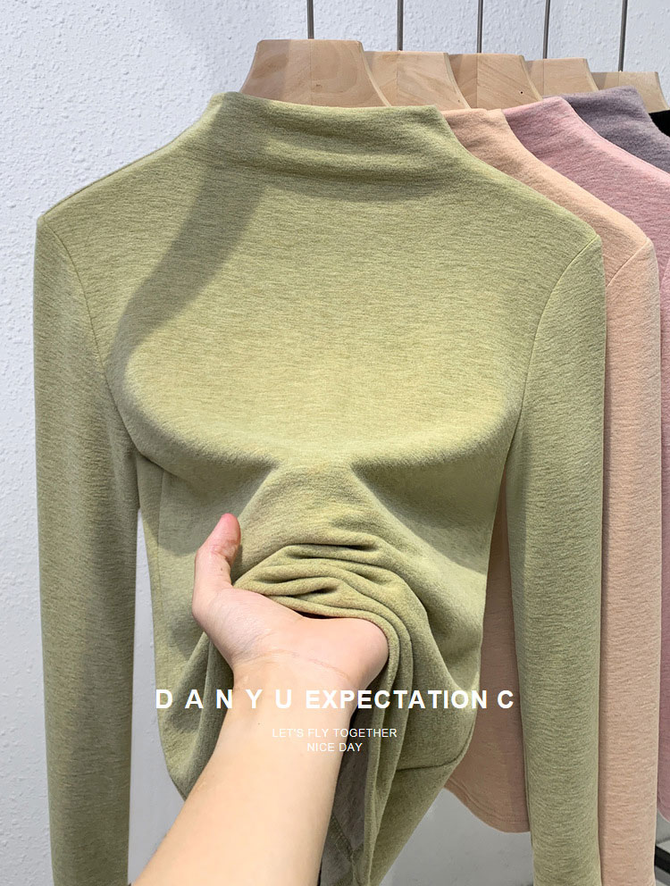 ハイネック インナー レディース カットソー 裏起毛 極暖 冬 秋冬 大きいサイズ シルク カシミヤ ヒートインナー 秋 トップスTシャツ 長袖 