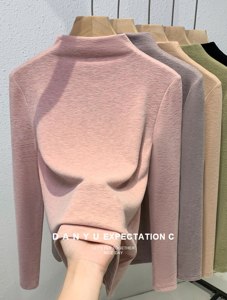 ハイネック インナー レディース カットソー 裏起毛 極暖 冬 秋冬 大きいサイズ シルク カシミヤ ヒートインナー 秋 トップスTシャツ 長袖 