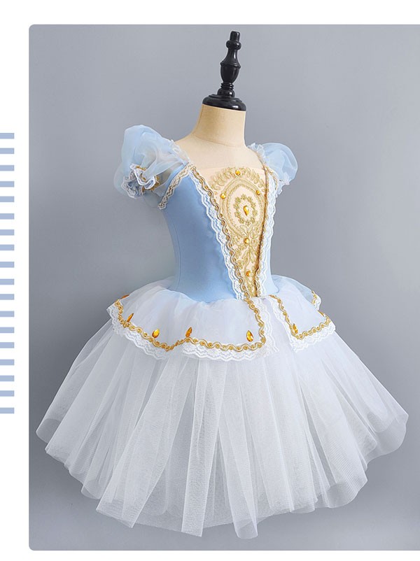 バレエチュチュ バレエダンス 子供ダンス衣装 演出バレエ 大きいサイズ チュチュ 子供用舞台衣装 子供バレエ 