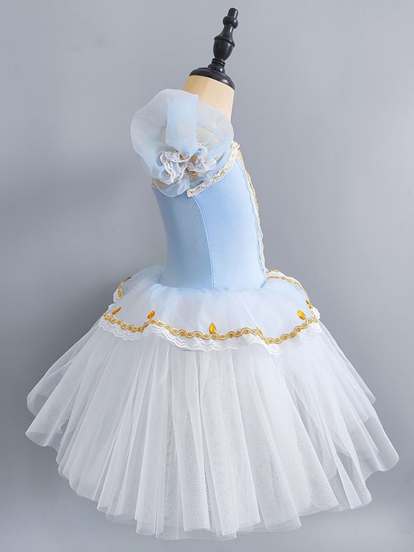 バレエチュチュ バレエダンス 子供ダンス衣装 演出バレエ 大きいサイズ チュチュ 子供用舞台衣装 子供バレエ 