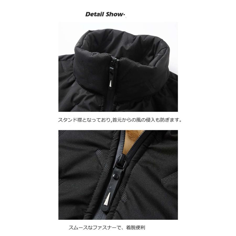 キルティングコート メンズ コート メンズ 冬服 アウター 裏起毛 中綿 ゆった 厚手 防寒 長袖 ジャケット 防風 暖かい 大きいサイズ 