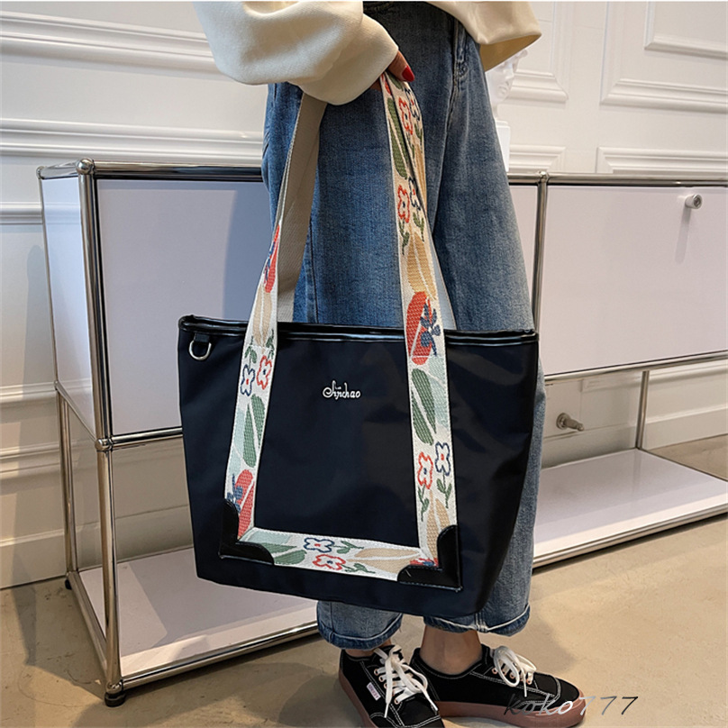 バッグ レディースかばん トートバッグ ショルダーバッグ ハンドバッグ カジュアル 布鞄 通勤オシャレ カバン 女子 ワーク 花柄 通学 お出掛け チャック 