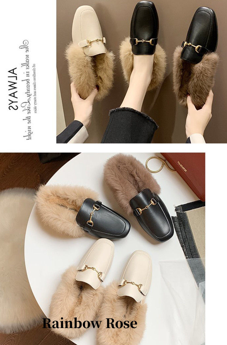 クーポンで2 850円！ レディース モカシン 秋冬 パンプス モカシン ワ ローファー ふわふわ ローヒール ショートブーツ リボン 靴 無地 ミュール ブーツ 防寒 