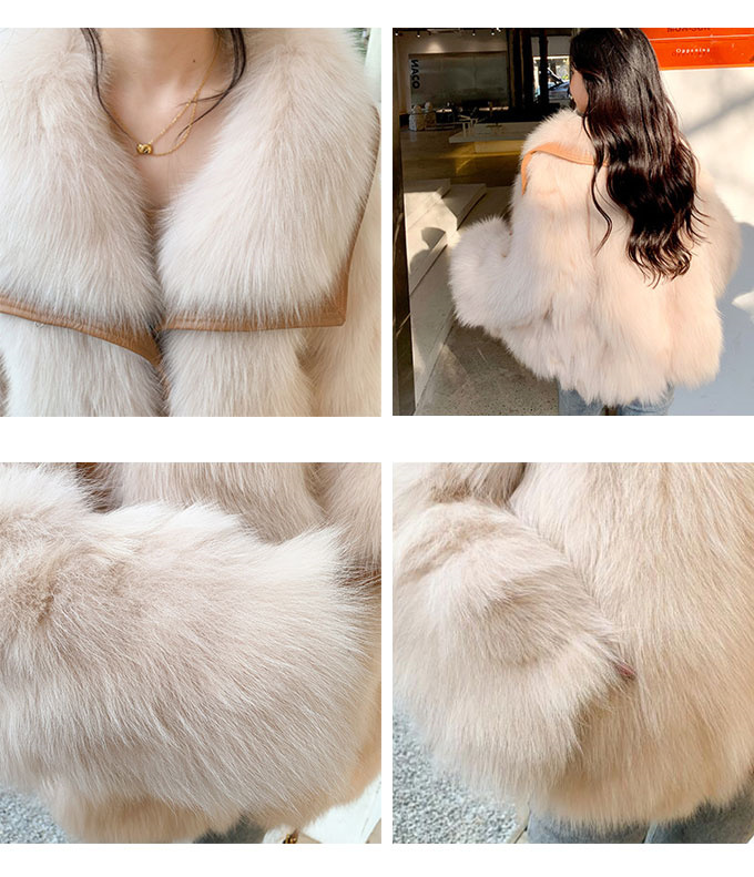 ファーコート レディース 毛皮コート フォックス レディースファー フェイクファー 冬服 大衿ロッグジャケット きれいめ 防寒 暖かい ショートコート 
