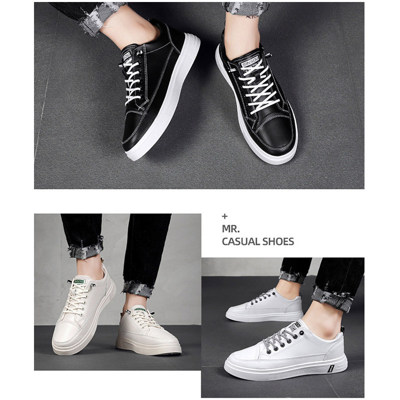 スニーカー メンズ 靴 防水 PUレザー ランニングハイカット ジョギング 軽量 快適 コンフォートカジュアル 通学靴 おしゃれ ローカット 