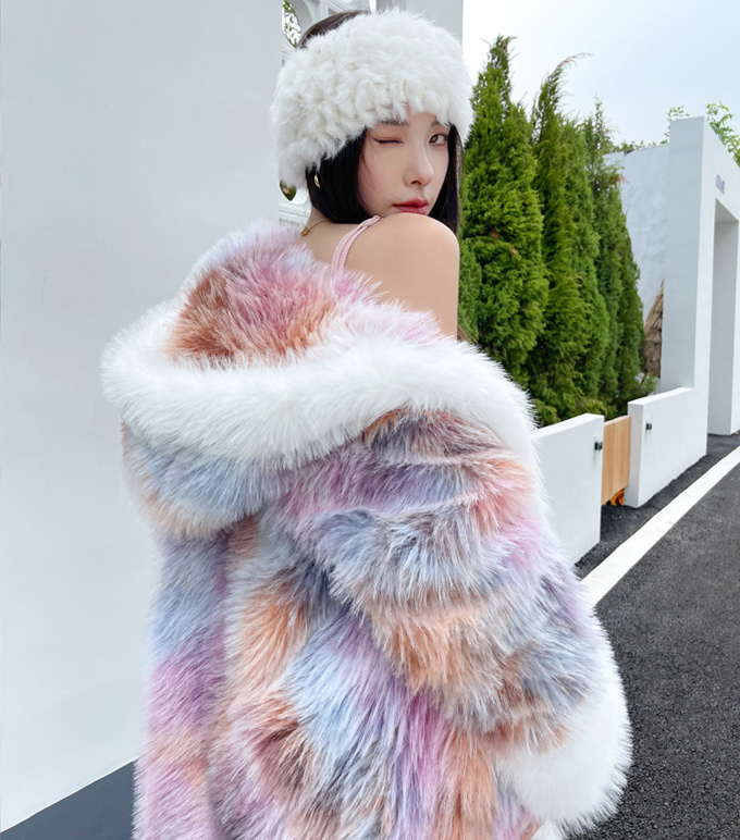 ファーコート フェイクファーコート エコファー ロングコート レディース アウター 羽織り 防風 軽量 フード付き 防寒コート ふんわり 防寒 冬服 