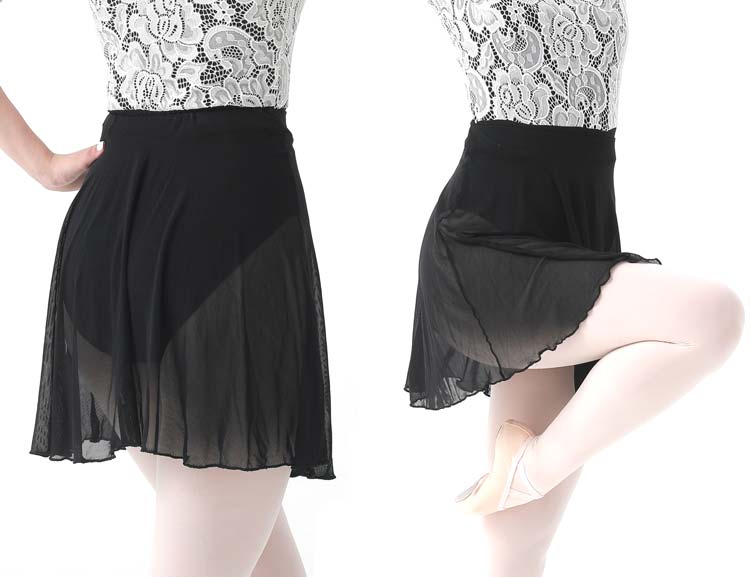 バレエ スカート（40CM丈・全9色）大人 バレエ用品 バレエ スカート ジュニア バレエスカート レース 