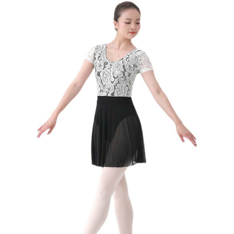 バレエ スカート（40CM丈・全9色）大人 バレエ用品 バレエ スカート ジュニア バレエスカート レース 