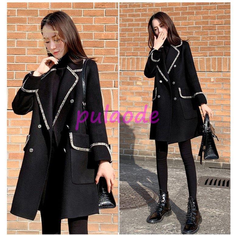 ロング チェスターコート大きいサイズ レディース コート アウター タック ポケット ラック ロング 冬 軽量 チ秋 黒 おしゃれ ストレッチ 防寒 