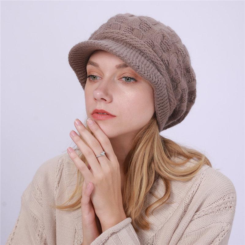 クロスニットキャスケット 帽子 レディース 大きいサイズ ニット帽 キャスケット アウトドア 防寒 小顔効果 完全遮光 UVカット オシャレ 