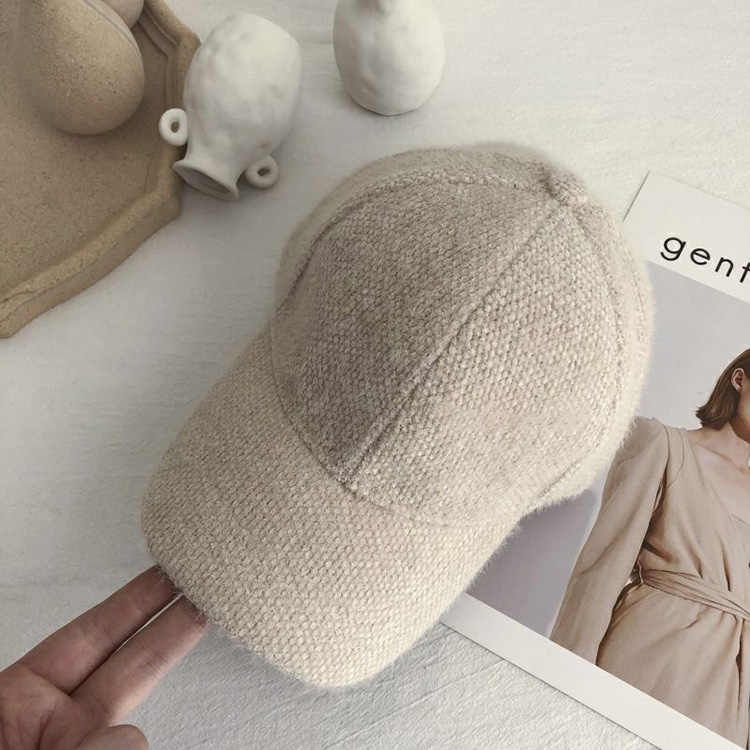 キャップ レディース 帽子 シンプル 秋冬 秋 暖かい ゴルフ ベージュ おしゃれ 黒 かわいい 冬 深め あったか ラウンド型 白 ピンク 