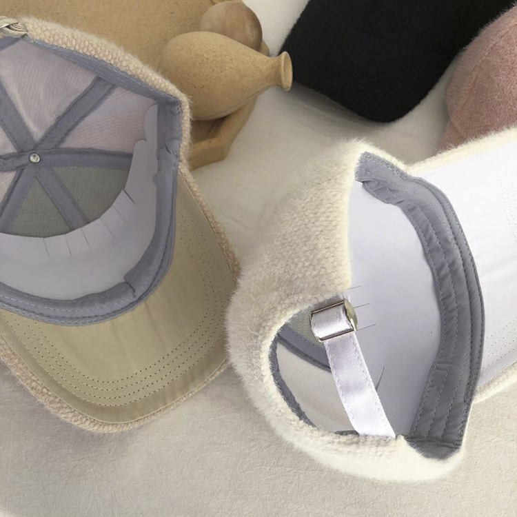 キャップ レディース 帽子 シンプル 秋冬 秋 暖かい ゴルフ ベージュ おしゃれ 黒 かわいい 冬 深め あったか ラウンド型 白 ピンク 