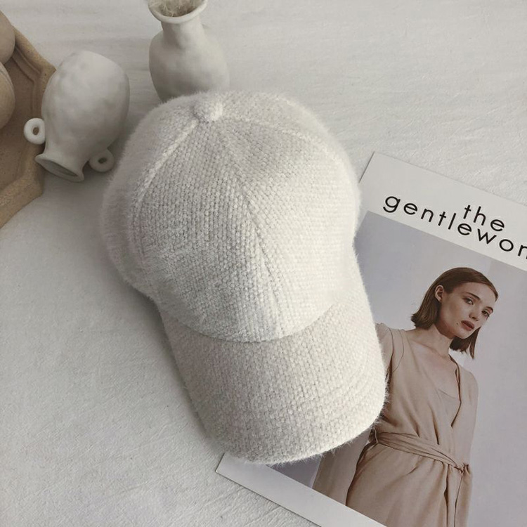 キャップ レディース 帽子 シンプル 秋冬 秋 暖かい ゴルフ ベージュ おしゃれ 黒 かわいい 冬 深め あったか ラウンド型 白 ピンク 