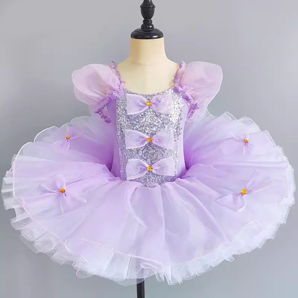 チュチュスカート バレエレオタード 子供 ダンス衣装 キッズ 演出 子供バレエ 子供用舞台衣装 バレエ発表会 大きいサイズ 